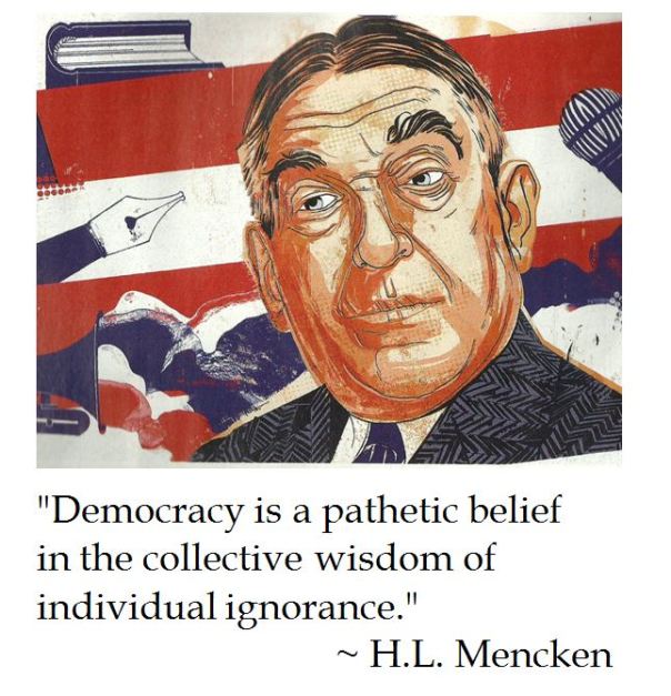 H.L. Mencken on Democracy