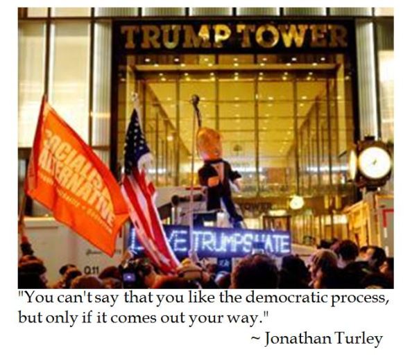 George Washington University Law Professor Jonathan Turley on Trump Protesters and Democracy 