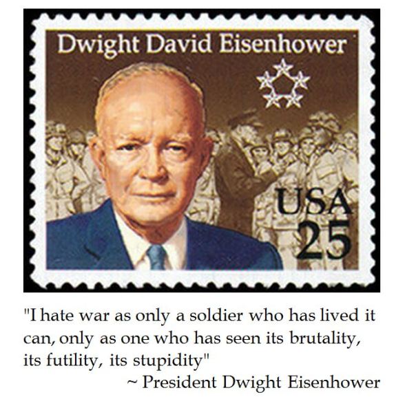 President Dwight D. Eisenhower on War