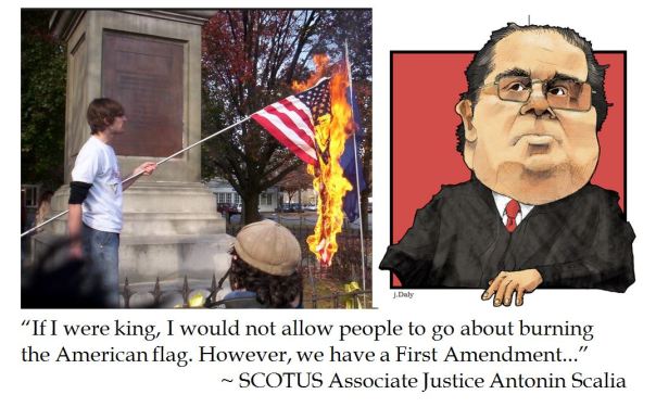 Antonin Scalia on Flag Burning 
