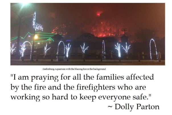 Dolly Parton on the Smoky Mountain Fires 