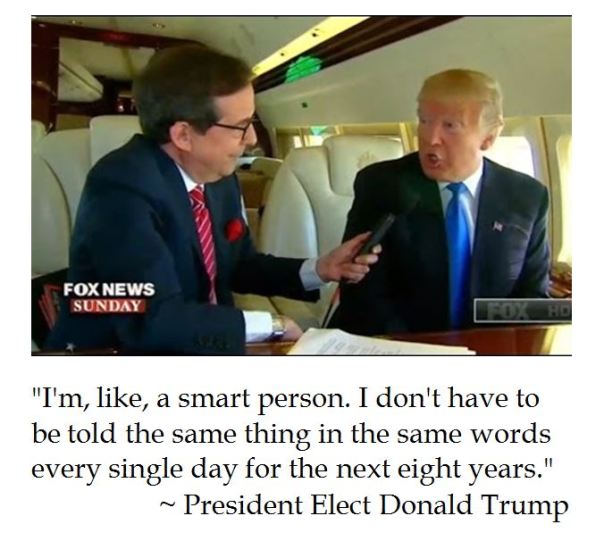 Donald Trump on Intelligence Briefings 