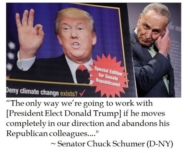 Senate Minority Leader Chuck Schumer on Cooperating with President Elect Trump 