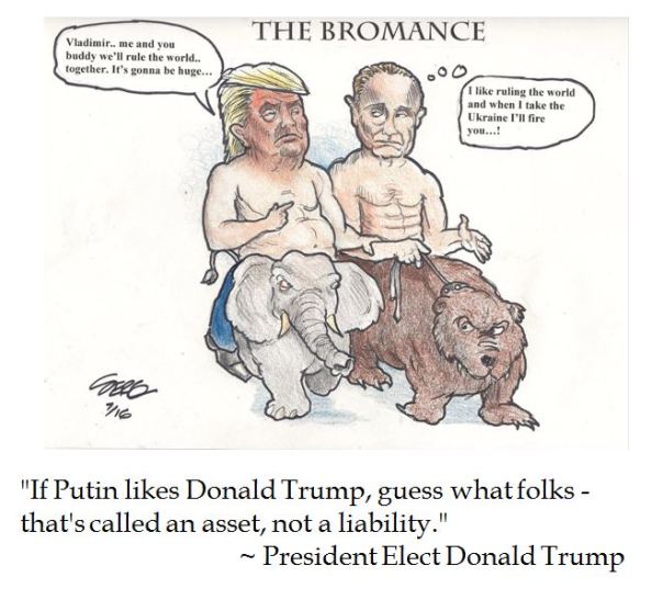 President Elect Donald Trump on good relations with Vladimir Putin