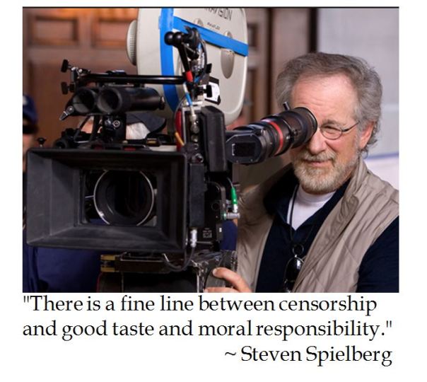 Steven Spielberg on Censorship