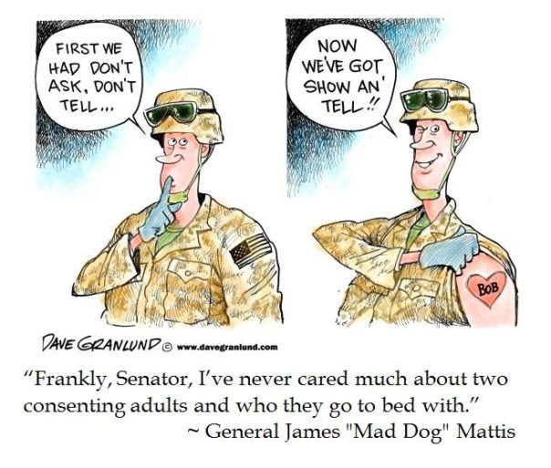 General James "Mad Dog" Mattis on Gays in the Miitary