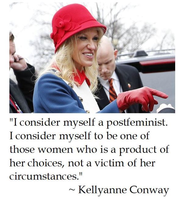 Trump White House  Advisor Kellyanne Conway on Being Post Feminist