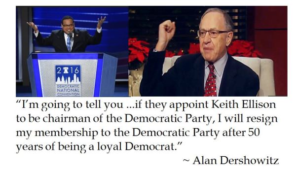 Alan Dershowitz on prospective DNC Chair Keith Ellison