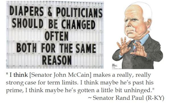 Senator Rand Paul Reacts to Senator John McCain's Belligerent Bluster
