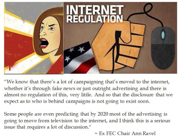 Ex FEC Chair Ann Ravel on Regulating the Internet