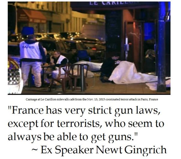 Newt Gingrich on Gun Laws 