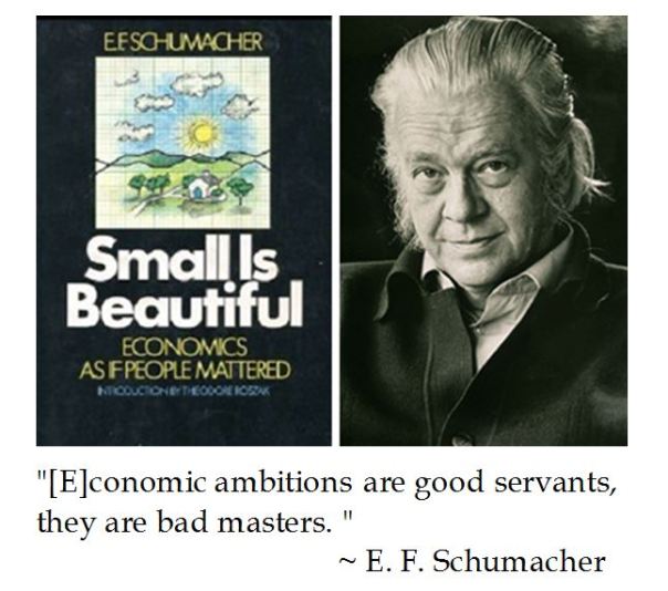E.F. Schumacher on Economics