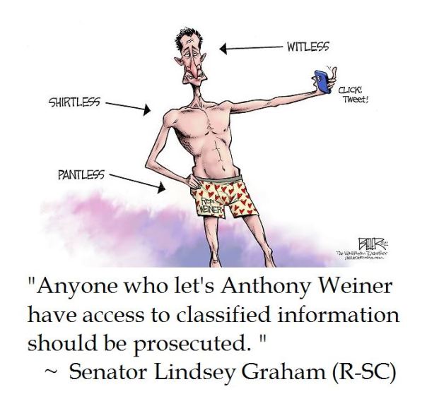 Senator Lindsey Graham on Intelligence Leaks to Anthony Weiner