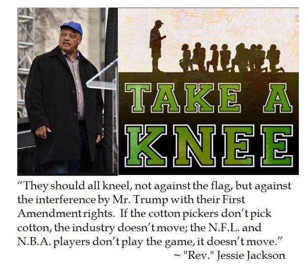 Jessie Jackson on the NFL Taking The Knee to Protest Donald Trump