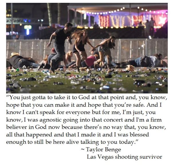 The Las Vegas Massacre inspires faith in God by shooting victim