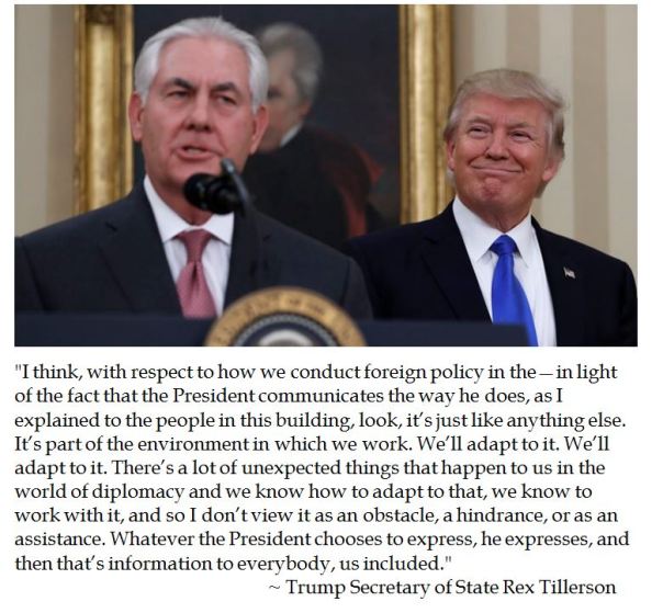 Rex Tillerson on Being Trump's Secretary of State