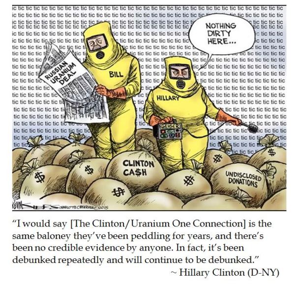 A Bit of Baloney from Hillary Clinton Debunking Uranium One Scandal