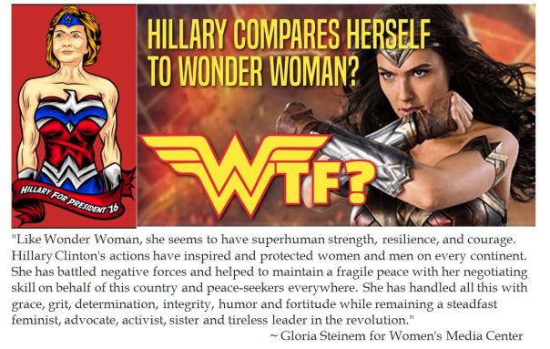 Gloria Steinem on Hillary Clinton as Wonder Woman