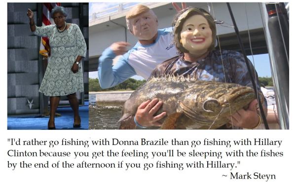 Mark Steyn on Fishing with Donna Brazile and Hillary Clinton