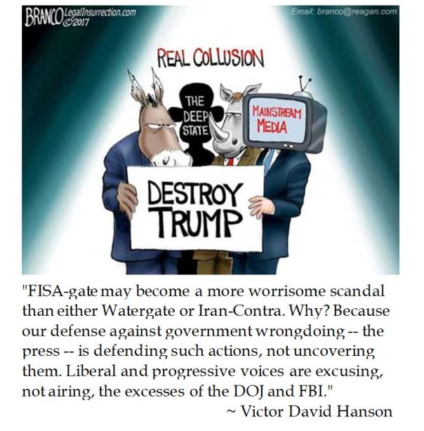 Victor David Hanson on FISA-Gate