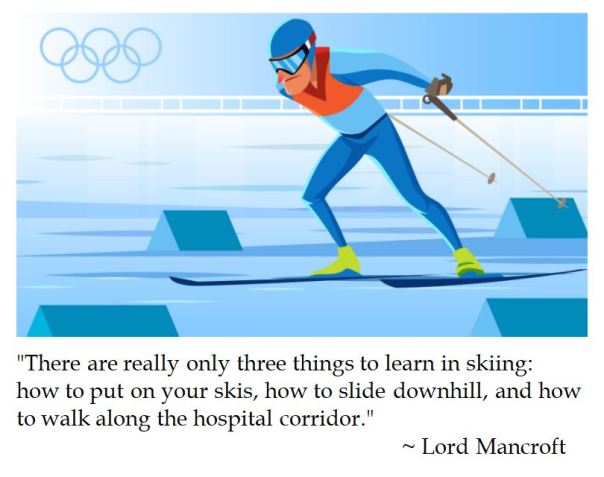 Lord Mancroft on Skiing