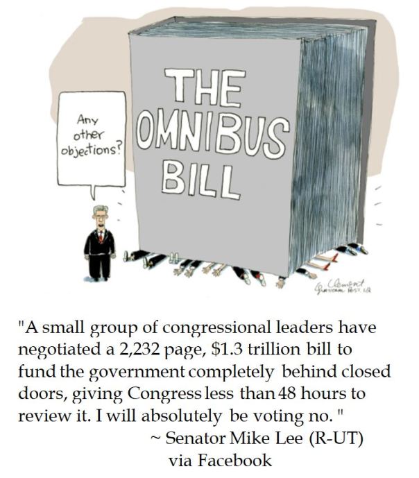 Senator Mike Lee on the Omnibus Spending Bill