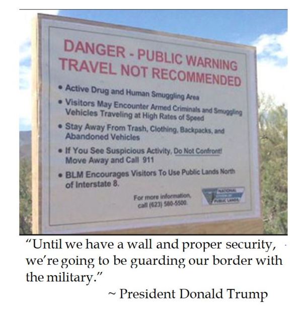 President Donald Trump on Guarding the Southern Border 