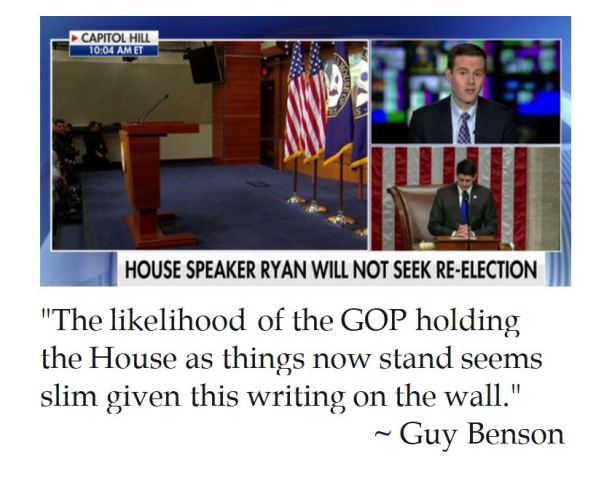 Guy Benson on Speaker Paul Ryan not seeking re-election
