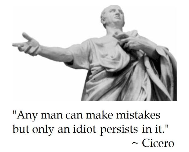 Cicero on Mistakes 