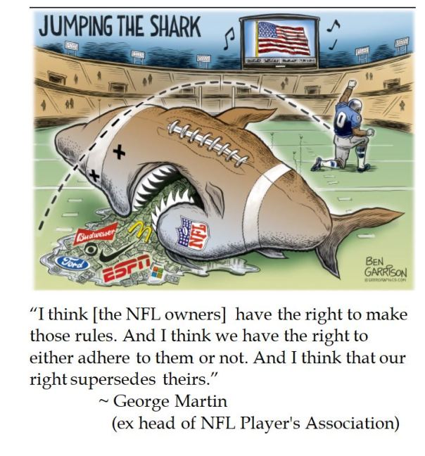 Ex NFL Players' Association Chief George Martin on the new NFL National Anthem rule 