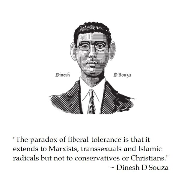 Dinesh D'Souza on liberal tolerance