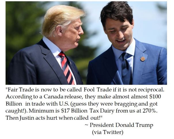 President Donald Trump on Fair Trade and Fool Trade 