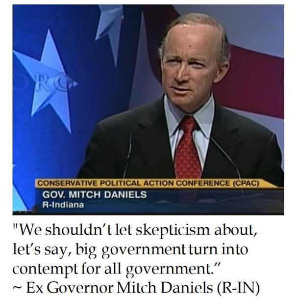 Mitch Daniels on Government 