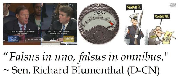 Senator Richard Blumental on Lying 