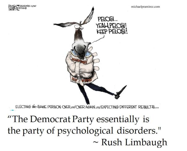 Rush Limbaugh on Democrats being the party of psychological disorders