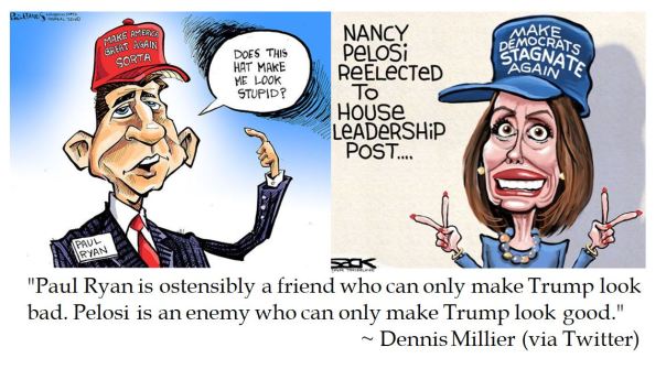 Dennis Miller on Trump's take on Paul Ryan and Nancy Pelosi